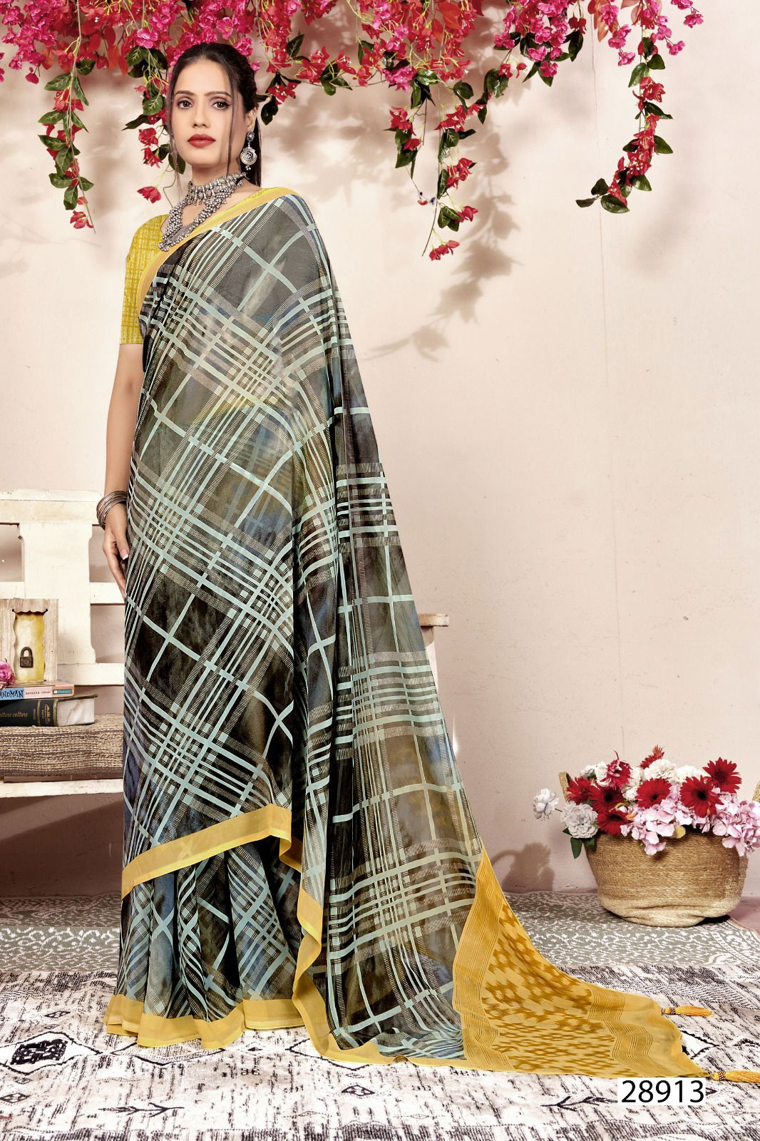 Manasvi 03 By Vallabhi Georgette Printed Daily Wear Sarees Wholesale Shop In Surat